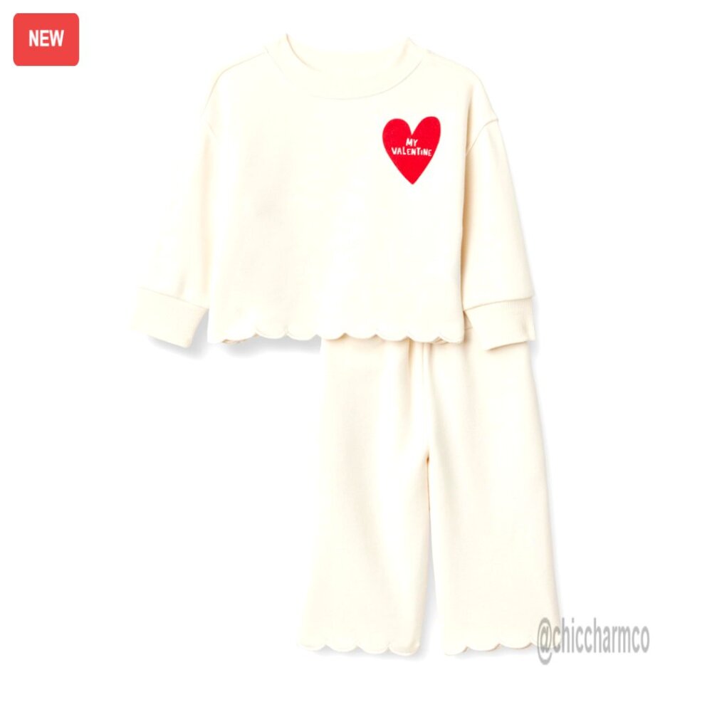 Toddler French Terry Pant & Top Set, Relaxed Fit, Cozy Knit